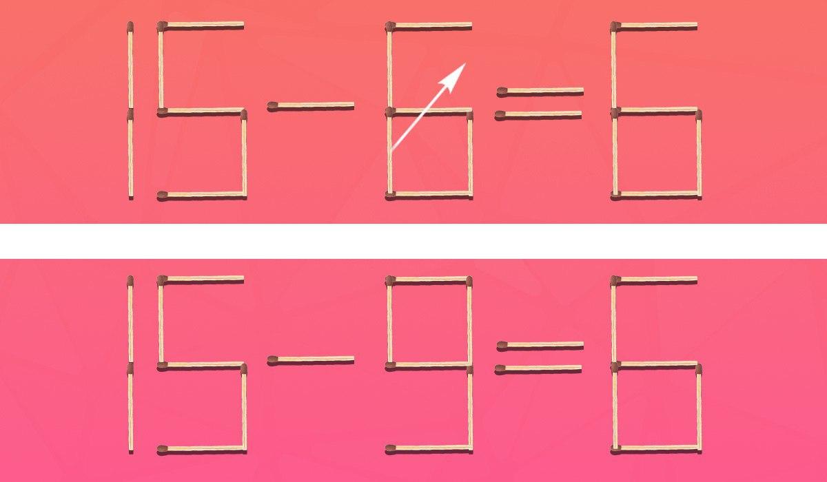 Du behöver bara flytta en tändsticka för att likheten ska bli korrekt: ett utmanande pussel