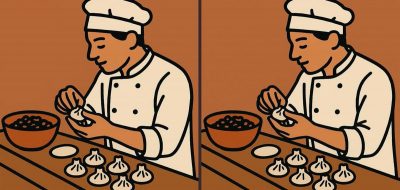 IQ-test: hitta 3 skillnader i en bild av en kock på 31 sekunder